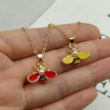 Bee Necklace With Note