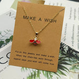 Bee Necklace With Note