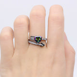 Romantic Cupid Arrow Cubic Zirconia Ring