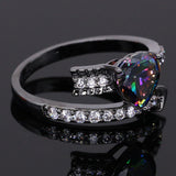 Romantic Cupid Arrow Cubic Zirconia Ring