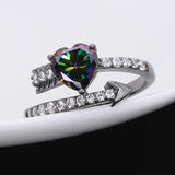 Romantic Cupid Arrow Cubic Zirconia Ring