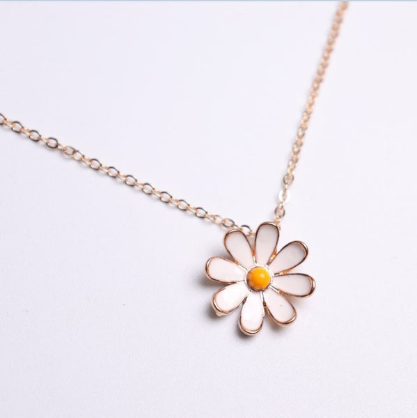 You Are My Sunshine Sunflower Necklace