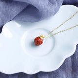 Strawberry Pendant Necklace