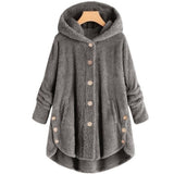 Fleece Cat Hoodie Multi Color