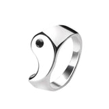 2Pcs Creative Yin Yang Ring