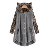 Fleece Cat Hoodie Multi Color