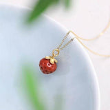 Strawberry Pendant Necklace