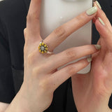 Vintage Sunflower Ring