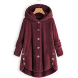 Fleece Cat Hoodie Multi Color