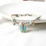 Drip Glaze Butterfly Bracelet