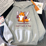 I Don't Give A Fox Creative Soft Hoodie