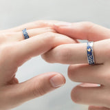 Creative Van Gogh Starry Sky Open Ring