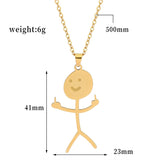 Fxck You Doodle Necklace