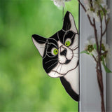 Stain Cat Suncatcher For Window