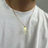 Fxck You Doodle Necklace