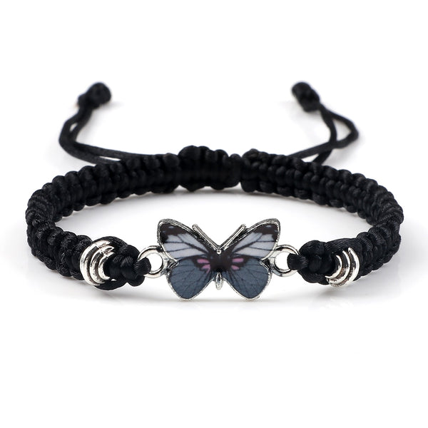 Gray Butterfly Bracelet