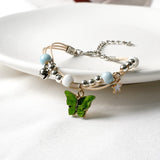 Drip Glaze Butterfly Bracelet