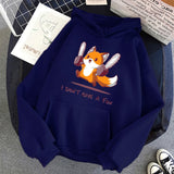 I Don't Give A Fox Creative Soft Hoodie