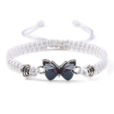 Gray Butterfly Bracelet