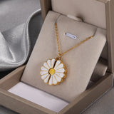 You Are My Sunshine Sunflower Necklace