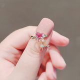 Transparent Heart Love Ring