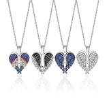 Angel Wings With Heart Pendant