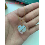 Opal Heart Necklace
