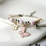 Drip Glaze Butterfly Bracelet