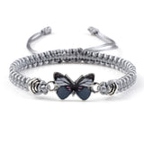 Gray Butterfly Bracelet