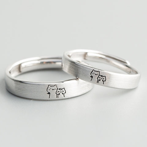 Matching Kitten Ring