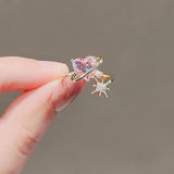 Transparent Heart Love Ring