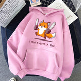 I Don't Give A Fox Creative Soft Hoodie