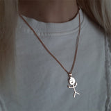 Fxck You Doodle Necklace