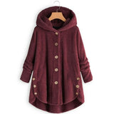 Fleece Cat Hoodie Multi Color