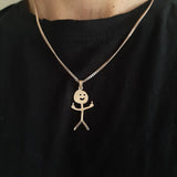 Fxck You Doodle Necklace