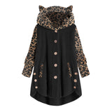Fleece Cat Hoodie Multi Color