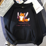 I Don't Give A Fox Creative Soft Hoodie
