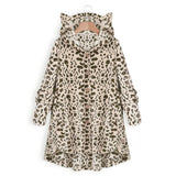 Fleece Cat Hoodie Multi Color