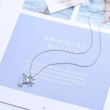 Moon & Stars Planet Necklace