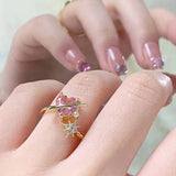 Transparent Heart Love Ring
