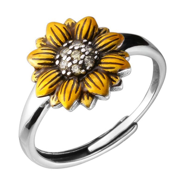 Vintage Sunflower Ring