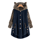 Fleece Cat Hoodie Multi Color