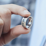 Titanium Steel Piano Swivel Ring