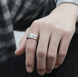 Titanium Steel Piano Swivel Ring