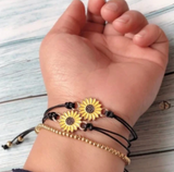 Sunflower Bracelet Set