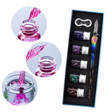 Unicorn Spiral Glass Pen