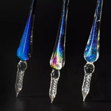 Unicorn Spiral Glass Pen