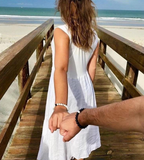 Natural Stone Heart Magnetic Bracelets