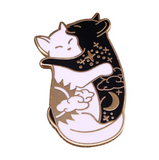 Cuddle Cat Brooch Pin