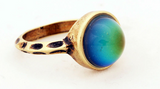 Bronze Plated Changing Color Mood Ring